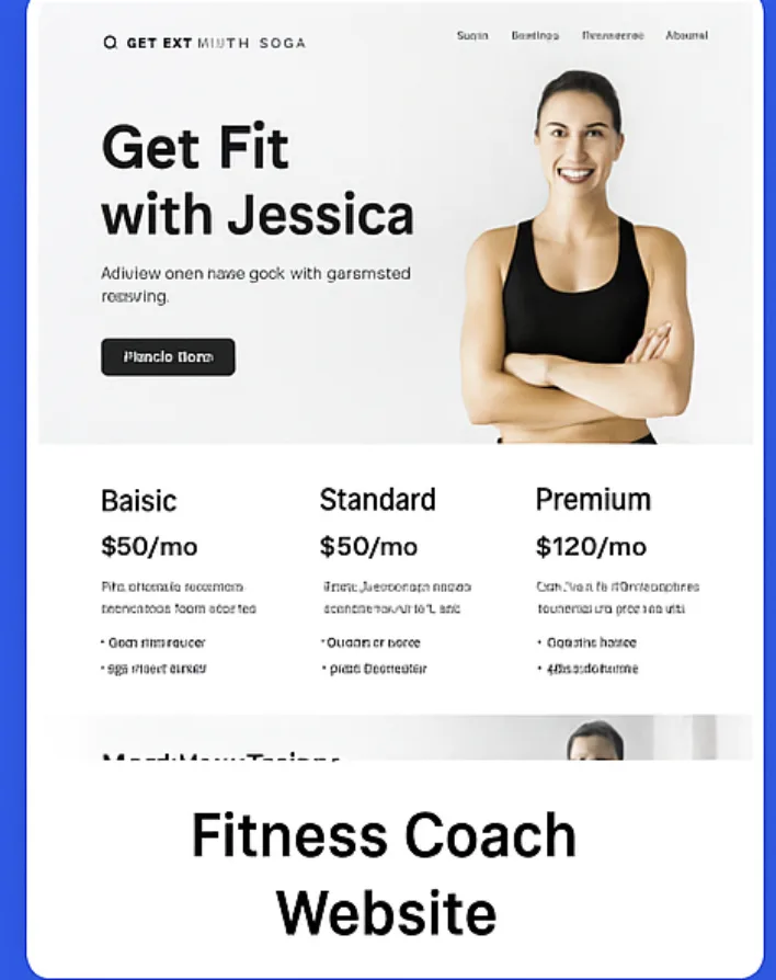 Fitness Coach Website