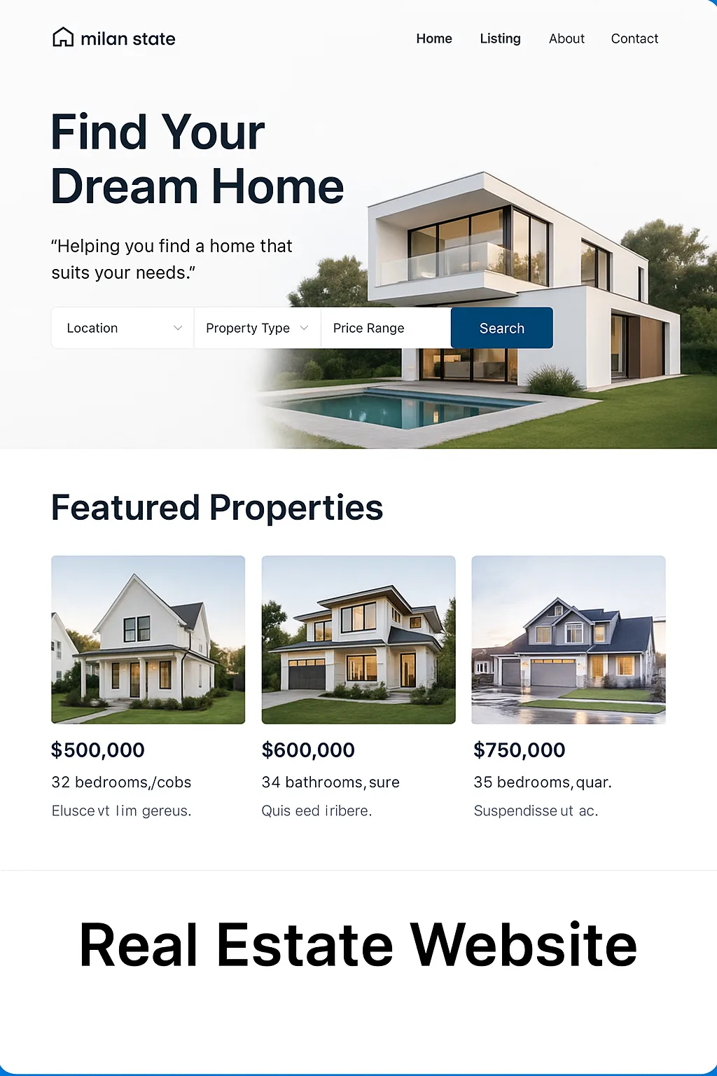 School Program Website